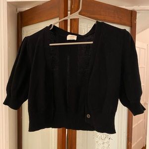 Aritzia Balletcore Black Canterbury Cardigan - Size S
